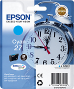 Оригинальный картридж Epson T2702 (C13T27024022) (350 стр., голубой)