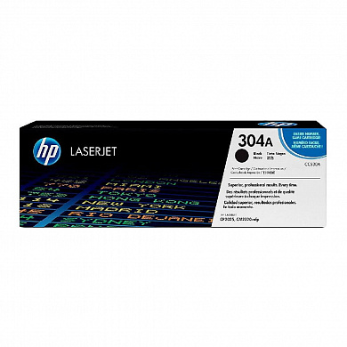 Оригинальный лазерный картридж HP 304A CC530A для HP Color LaserJet CP2025/ CM2320 CM2320/ CM2320fxi/ CM2320nf/ CP2025/ CP2025dn/ CP2025n, черный, 3500 страниц