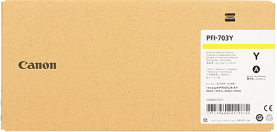 Оригинальный картридж Canon PFI-703Y (2966B001) (700 мл., жёлтый)