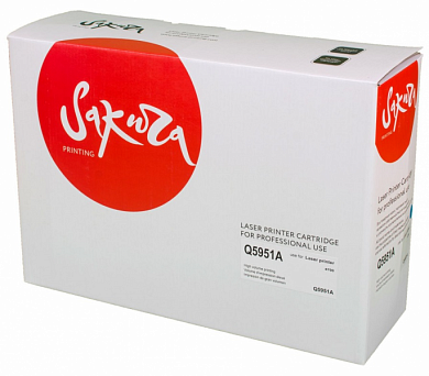 Совместимый картридж Sakura Q5951A (10000 стр., Синий)