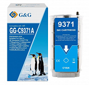 Совместимый картридж G&G GG-C9371A (130 мл., голубой)