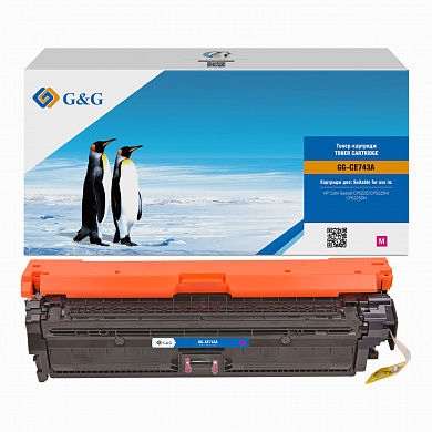 Совместимый картридж G&G GG-CE743A (7300 стр., пурпурный)
