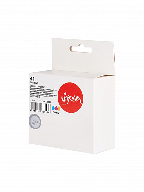 Совместимый картридж струйный Sakura 0617B025 (41 Color) (SI0617B025) для Canon, триколор, 18 мл., 330 стр.