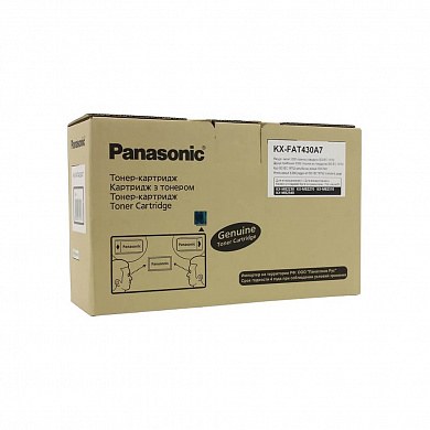 Оригинальный лазерный тонер-картридж Panasonic KX-FAT430A7 для Panasonic KX-MB2230/ 2270/ 2510/ 2540, черный, 3 000 страниц