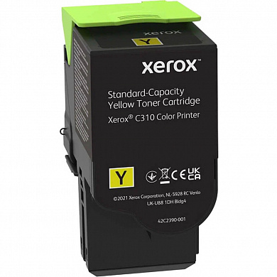 Оригинальный лазерный картридж Xerox 006R04363 для Xerox C310/ C315, жёлтый, 2000 стр.