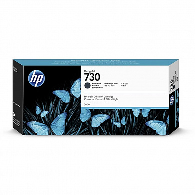 Оригинальный струйный картридж HP 730 P2V71A для HP DesignJet T1700, матовый черный, 300 мл.