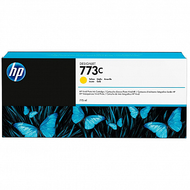 Оригинальный струйный картридж HP C1Q40A (773C) (Жёлтый, 775 мл.)