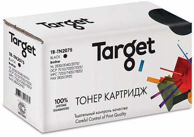Совместимый лазерный драм-картридж TARGET TR-TN2075 для Brother HL 2030/2040/2070/DCP 7010/7020/7025/MFC 7225/7420/7820/FAX 2825/2920
