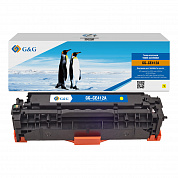 Совместимый картридж G&G GG-CE412A (2600 стр., жёлтый)