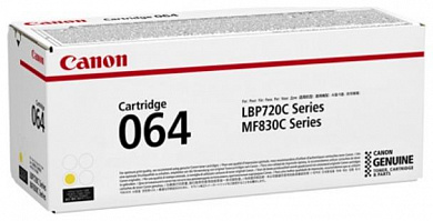 Оригинальный картридж Canon CRG-064Y (4931C001) (1500 стр., жёлтый)