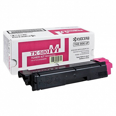 Оригинальный картридж Kyocera TK-580M (1T02KTBNL0) (2800 стр., пурпурный)