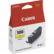 Оригинальный картридж Canon PFI-300Y (4196C001) (530 стр., жёлтый)