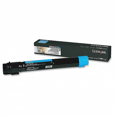 Оригинальный картридж Lexmark X950X2CG (22000 стр., голубой)
