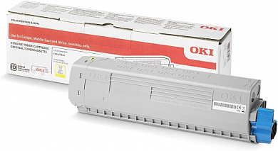 Оригинальный картридж OKI 46861321 (46861305) (10000 стр., жёлтый)