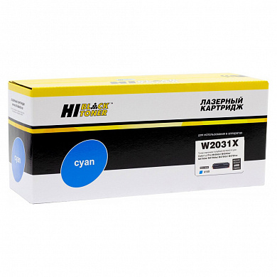 Совместимый лазерный картридж Hi-Black (HB-W2031X) 98927871 для HP Color LaserJet Pro M454dn/ M479dw, №415X​, голубой, 6000 страниц