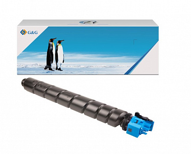 Совместимый картридж G&G GG-CEXV54C (8500 стр., голубой)
