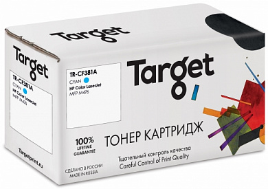 Совместимый картридж Target HP CF381A (№312A) (Синий, 2700 стр.)